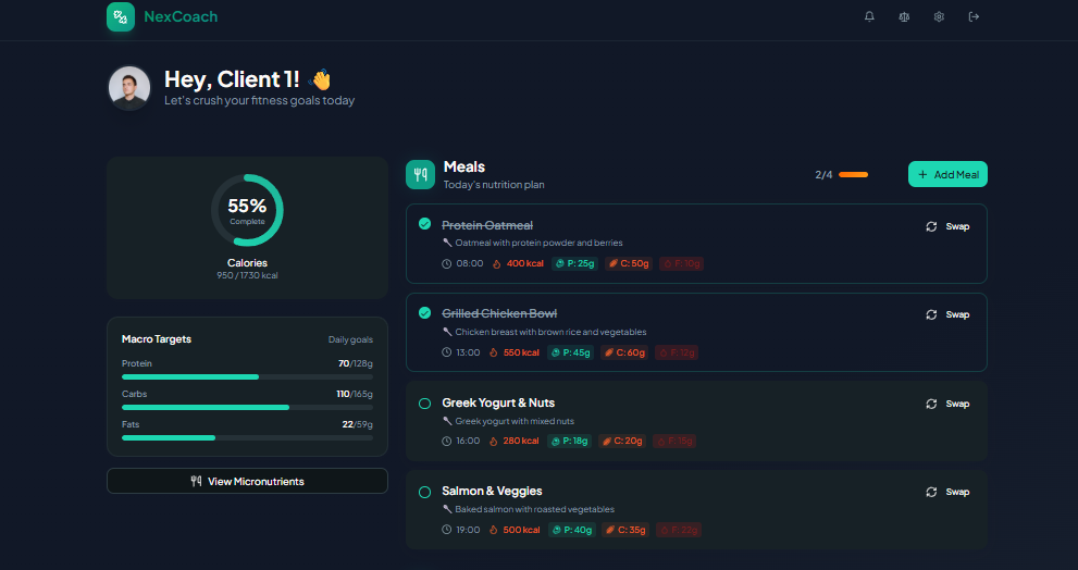 Client Dashboard