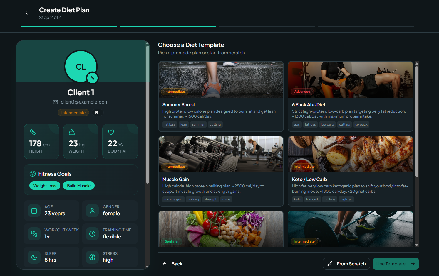 AI Meal Builder